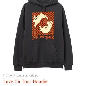 Harry Styles Love on Tour Bunny Hoodie - Black Large
